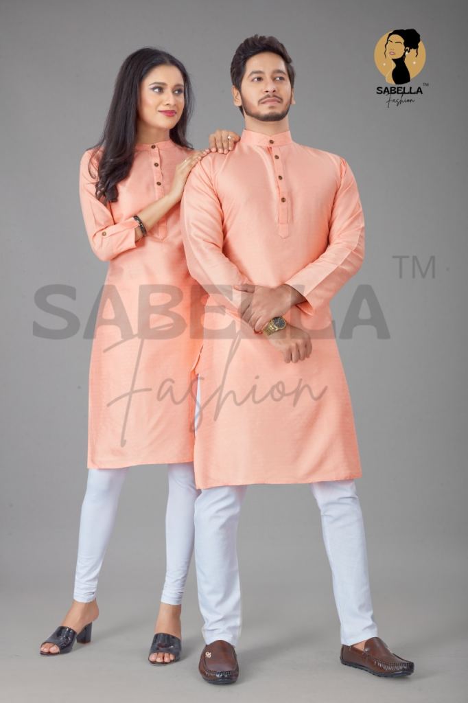 Buy Zarkle Men And Women Yellow Foil Print Pure Cotton Couple Kurta Pajama  And Kurti Pant Set (Men-L And Women-L) Online at Best Prices in India -  JioMart.