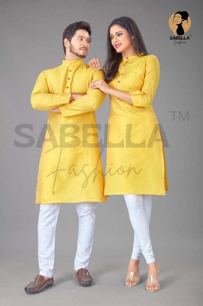 Buy Designer Couple Combo Dresses Kurta Set Kurta Kurti for Husband Wife  Anniversary Gift Party Wear Kurta Pajama Pair Set for Ladies and Gents  Online in India - Etsy