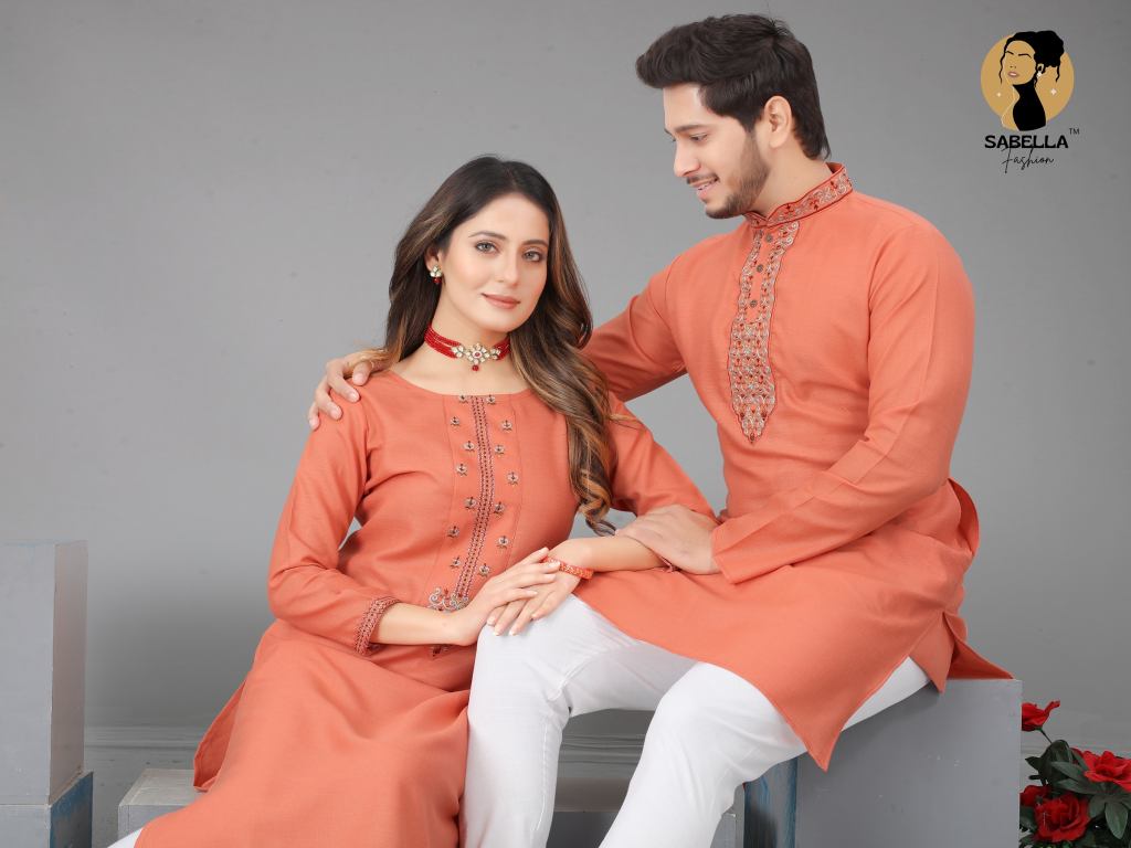 Find Mox *COUPLE COMBO HALF SLEEV SHIRT WITH KURTI* FABRICS DETAIL MEN AND  WOMEN BOTH FABRICS SLUB CO by SN creations near me | Ramamurthy Nagar,  Bangalore, Karnataka | Anar B2B Business App