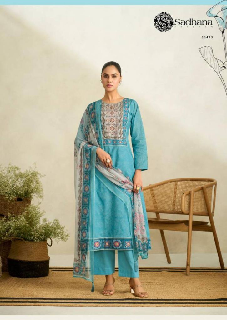 Sadhana Raabta Digital Printed Dress Material