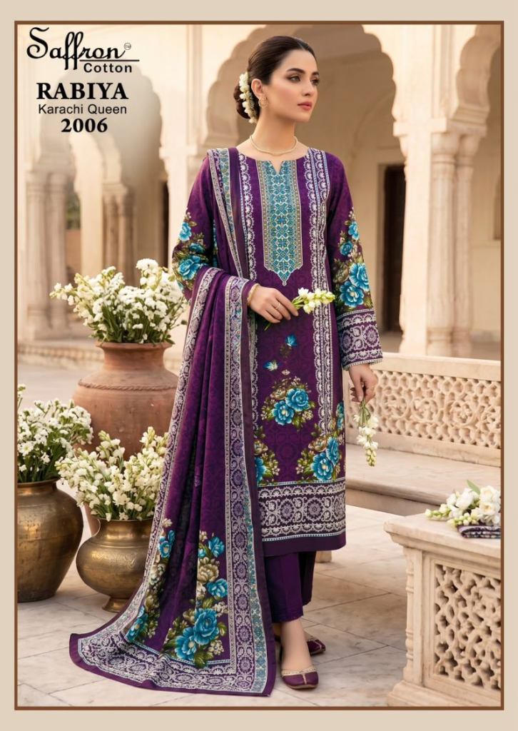 Saffron Rabiya Vol 2 Readymade Karachi Kurti Set