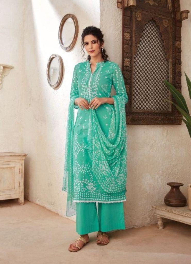 Sahiba Esta Catalog Fancy Wear Chiffon Printed Ladies Dress Materials 