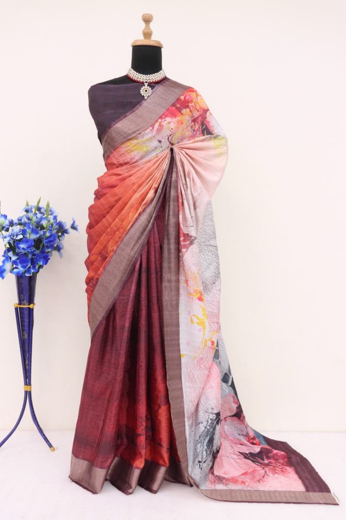 Saira Jalpa Sarees Lichi Jacquard Silk Saree 