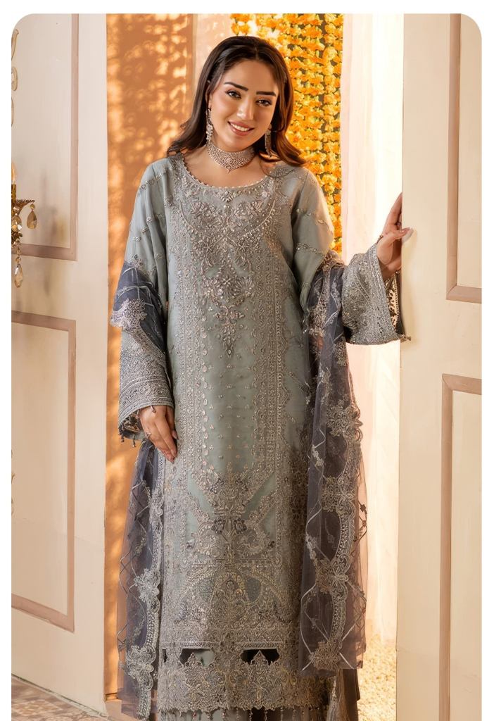Sajida 1174 To 1176 Embroidered Salwar Kameez