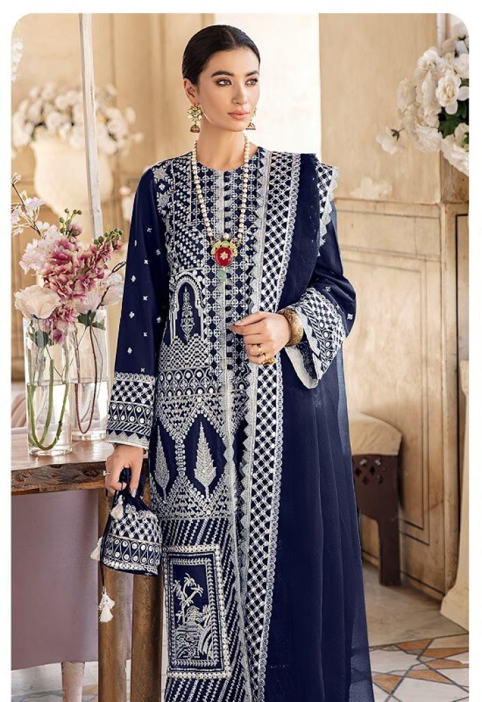 Sajida Afrana Embroidered Salwar Suit