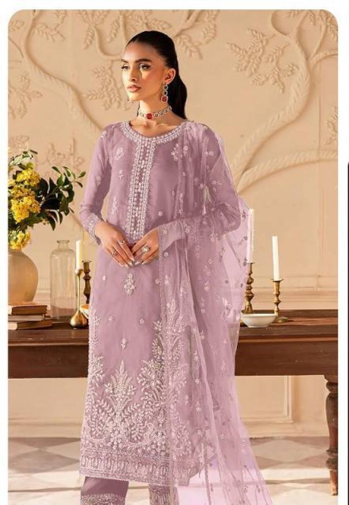 Sajida Nazeeea Vol 2 Embroidered Salwar Suit