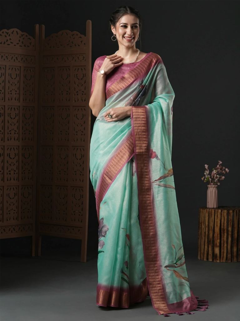 Salila Vol 1 Organza Printed Fancy Sarees