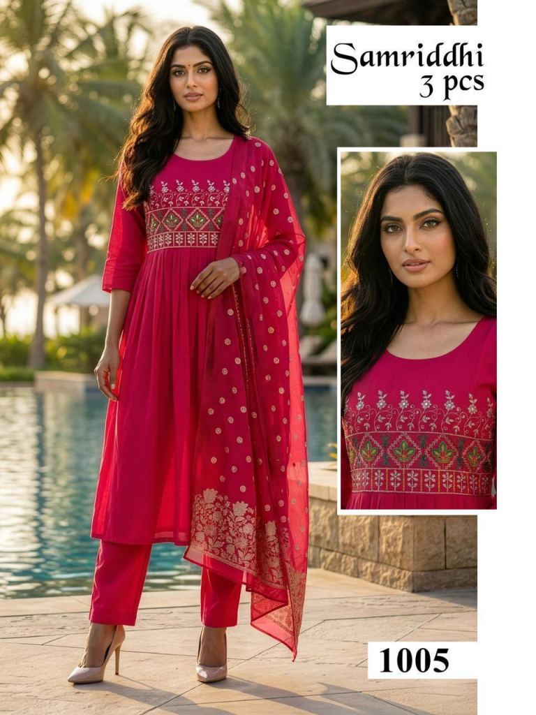 Samriddhi Vol 1 Anarkali Kurti Set