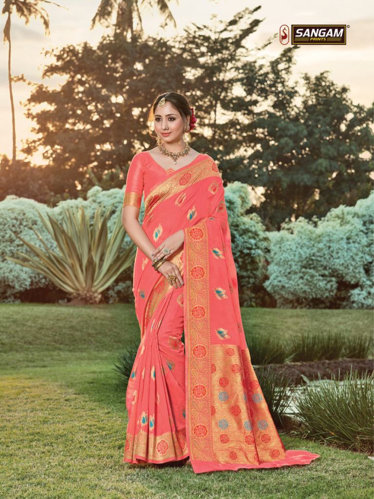 Sangam Presents Bur-Berry  Designer Saree Collection