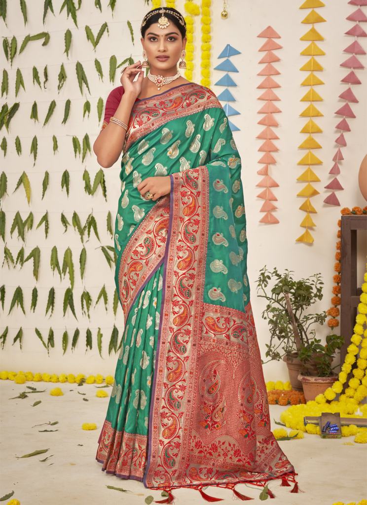 Sangam Gunjeshwari Silk Weaving Banarasi Sarees Collection