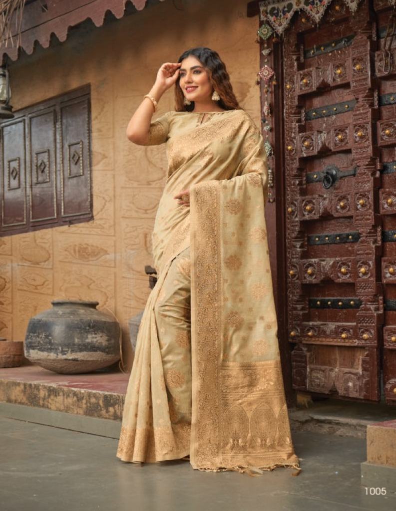 Sangam Hastkala Cotton print Casual Saree 