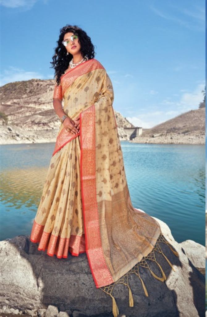 Sangam Kahira Silk Catalog Ethnic Wear Banarasi Silk Sarees
