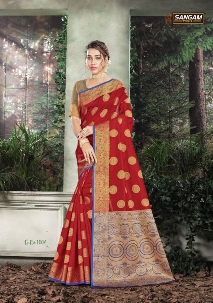 Sangam Karmala Silk Festive Wear Sarees Collection