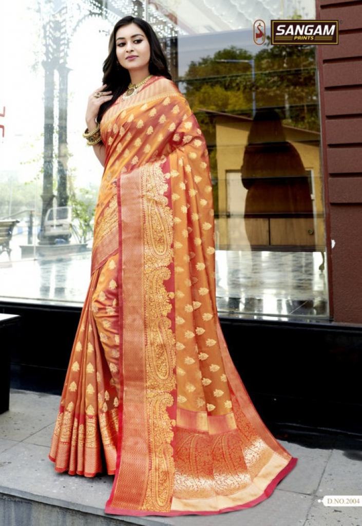 Sangam Presents Kimaanee Silk Designer Sarees Collection