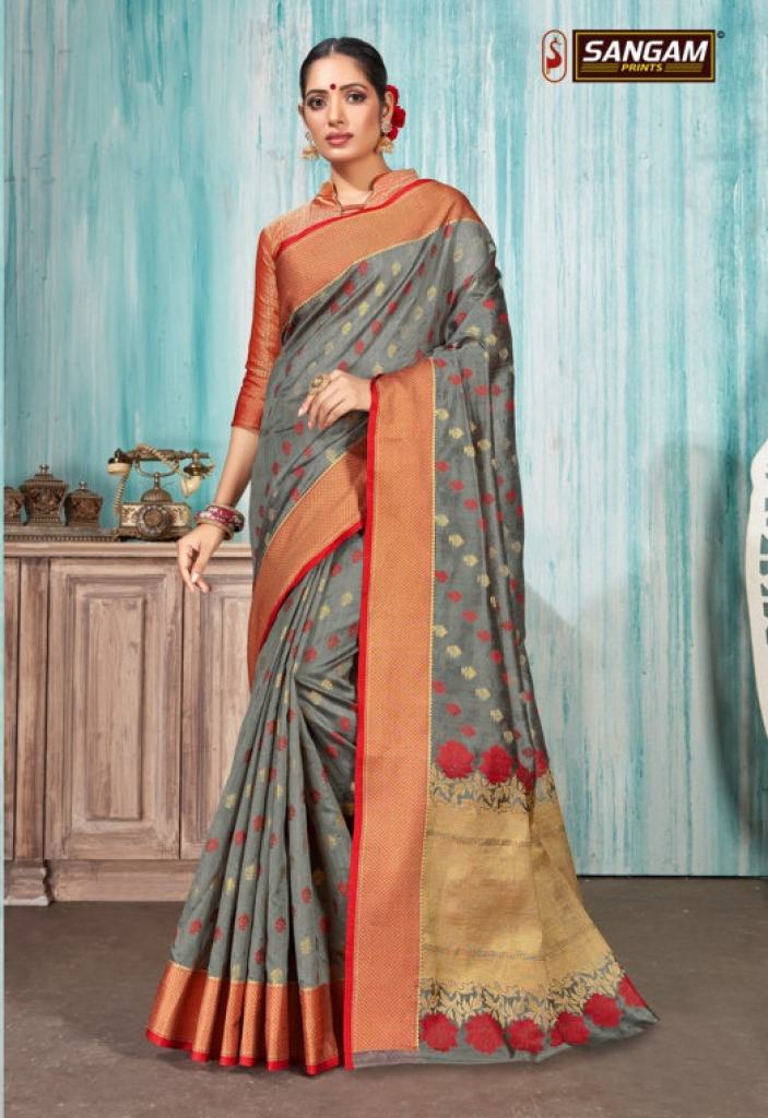 Sangam Presents Madras Handloom Cotton Sarees collection 