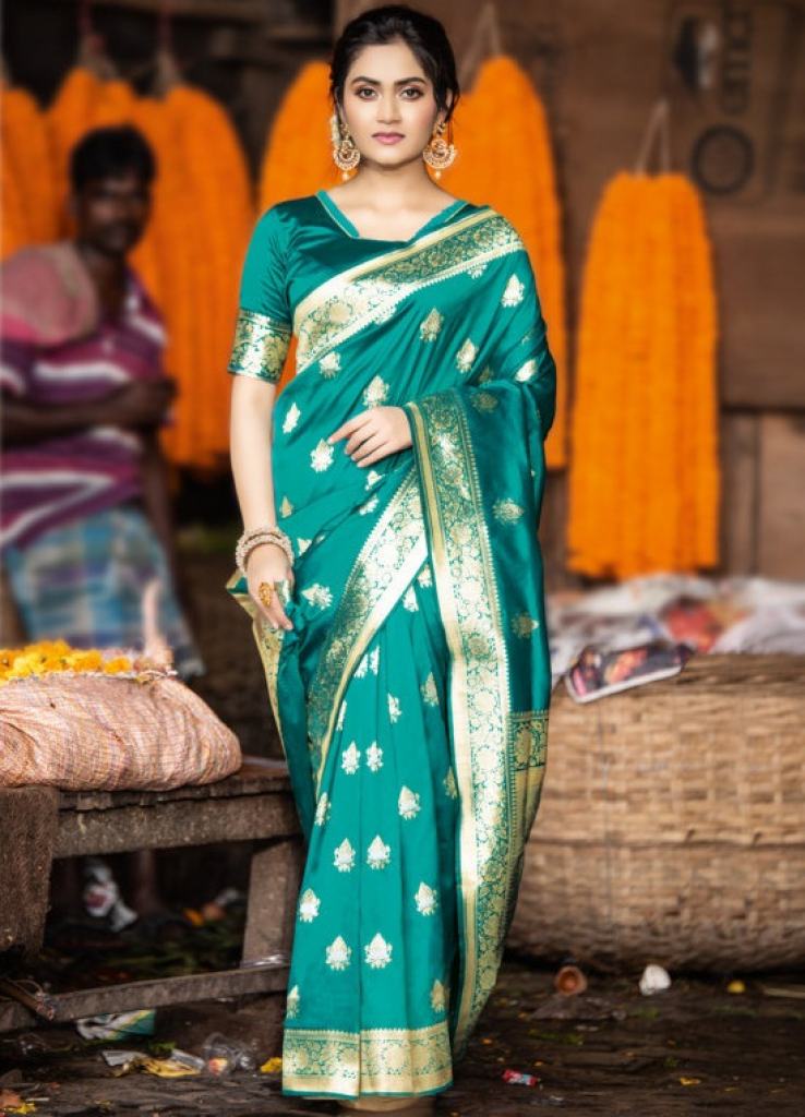 Sangam Presents Manyavar Pure Soft Silk Saree Collection	