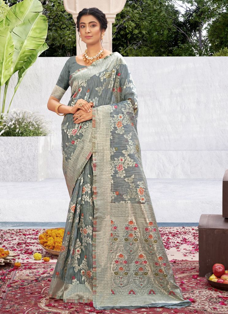 Sangam Nandita Designer Cotton Silk Saree Collection