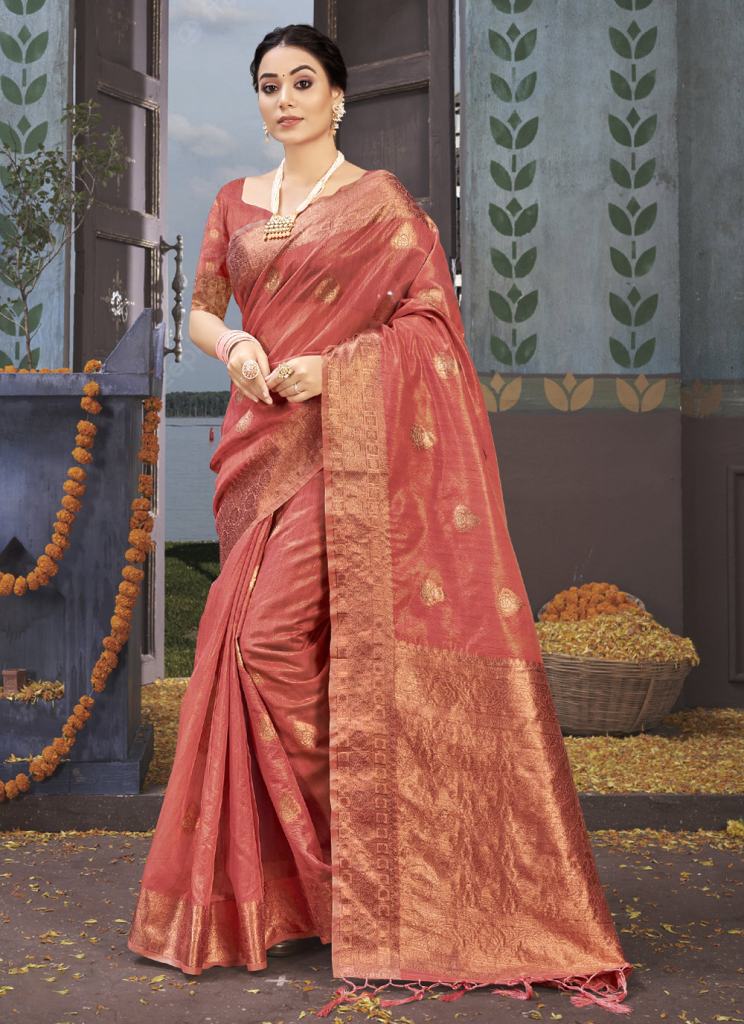 Sangam Padmini vol  2 Organza Weaving Rich Pallu Saree Collection