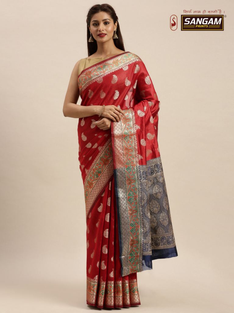 Sangam Present Manyata Banarasi silk sarees collection	