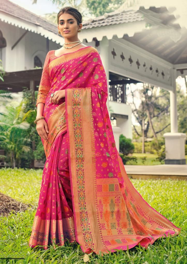 Sangam Presents Pahnawa  Silk Sarees Collection