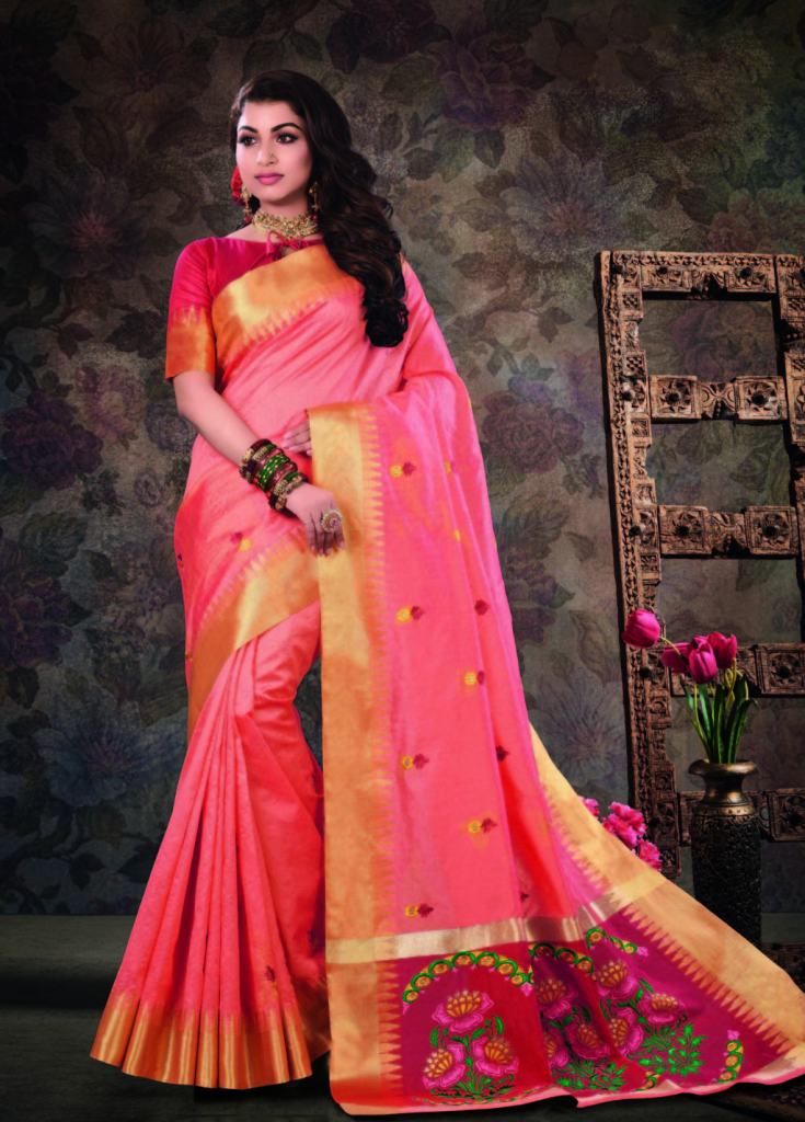 Sangam Presents Shantipuri Handloom  Silk Sarees