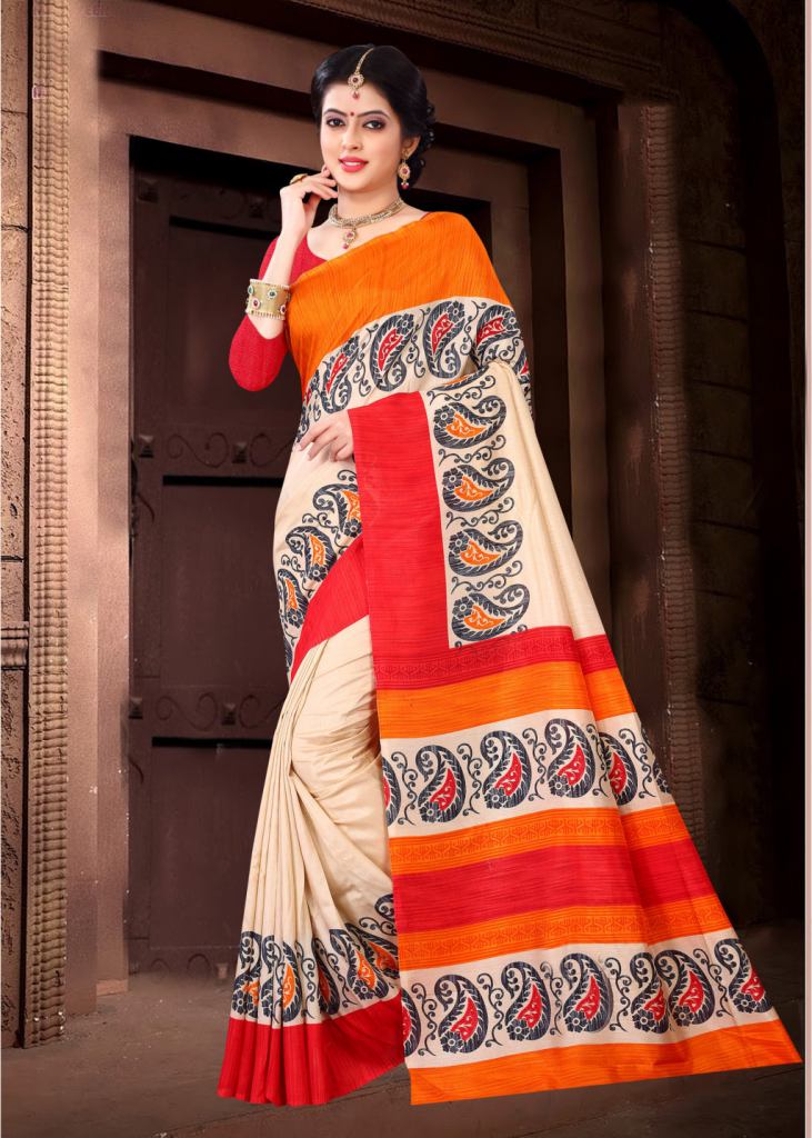 Sangam Presents Silk Touch  Designer Sarees	