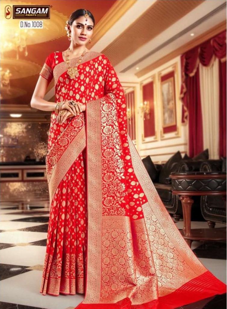 Sangam Presents Virasat  Banarasi  Sarees collection 