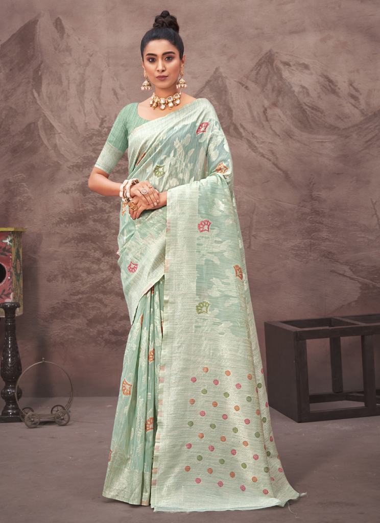 Sangam Raj Mohini Designer Cotton Silk Saree Collection