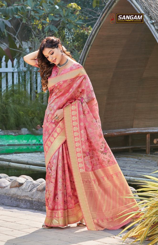 Sangam   presents  Roop Shringar Digital Print Silk Sarees Collection