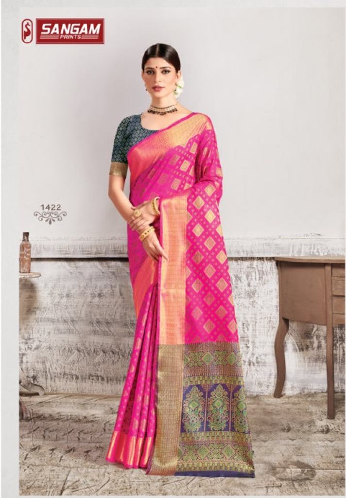 Sangam Royal Silk catalog Designer Patola Silk Saree