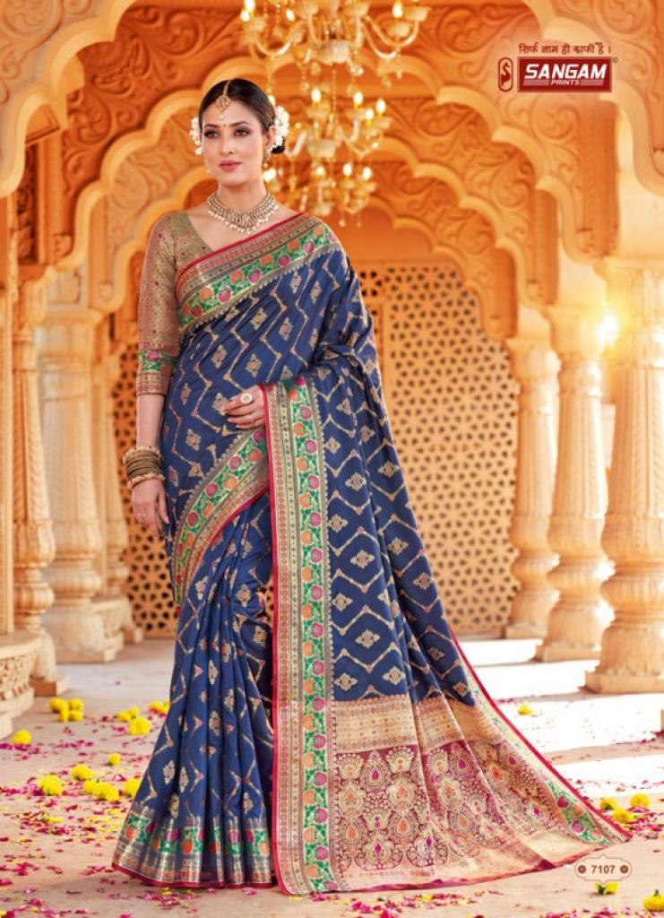 Sangam Taramani Catalog Exclusive Wear Banarasi Sarees 