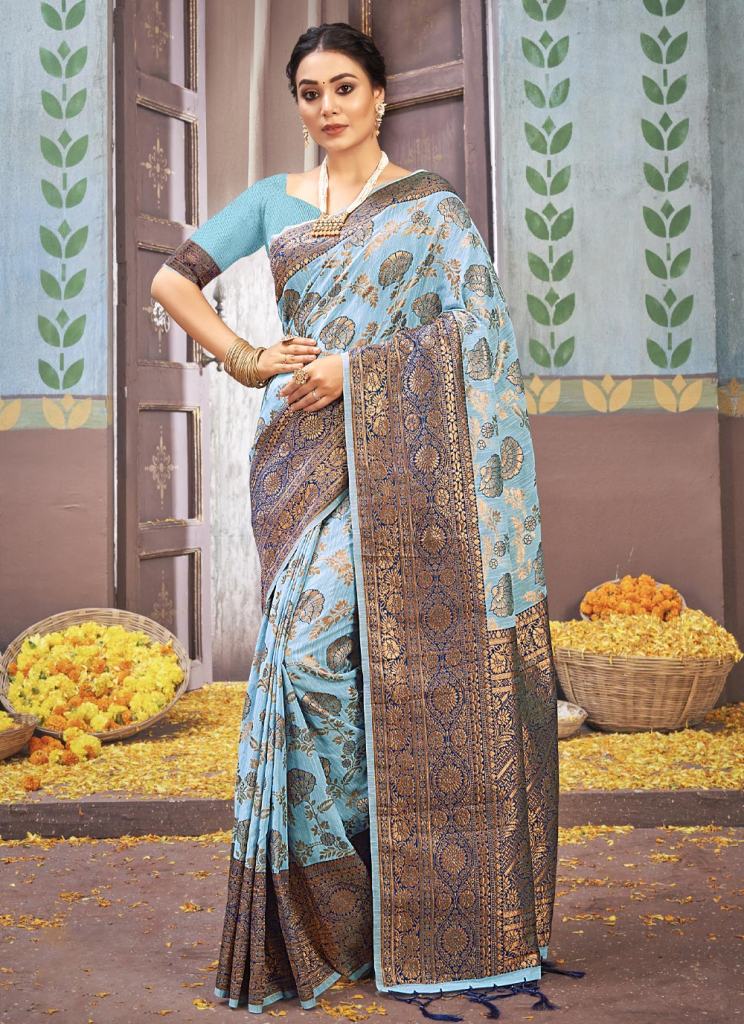 Sangam Vasu Pujya vol  3 Casual Wear Cotton Saree  Buy Pure Cotton Sarees Online At Best Rate 