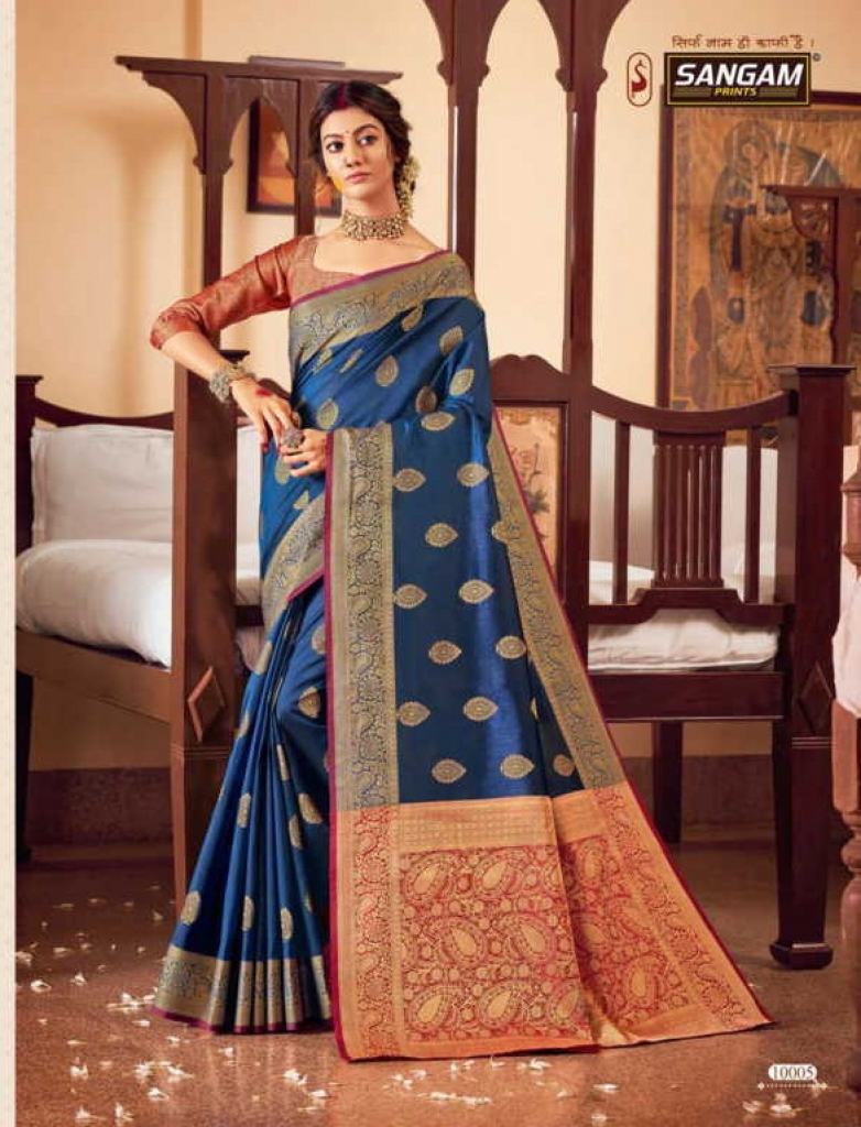 Sangam  presents Chandrakala  Designer Saree 