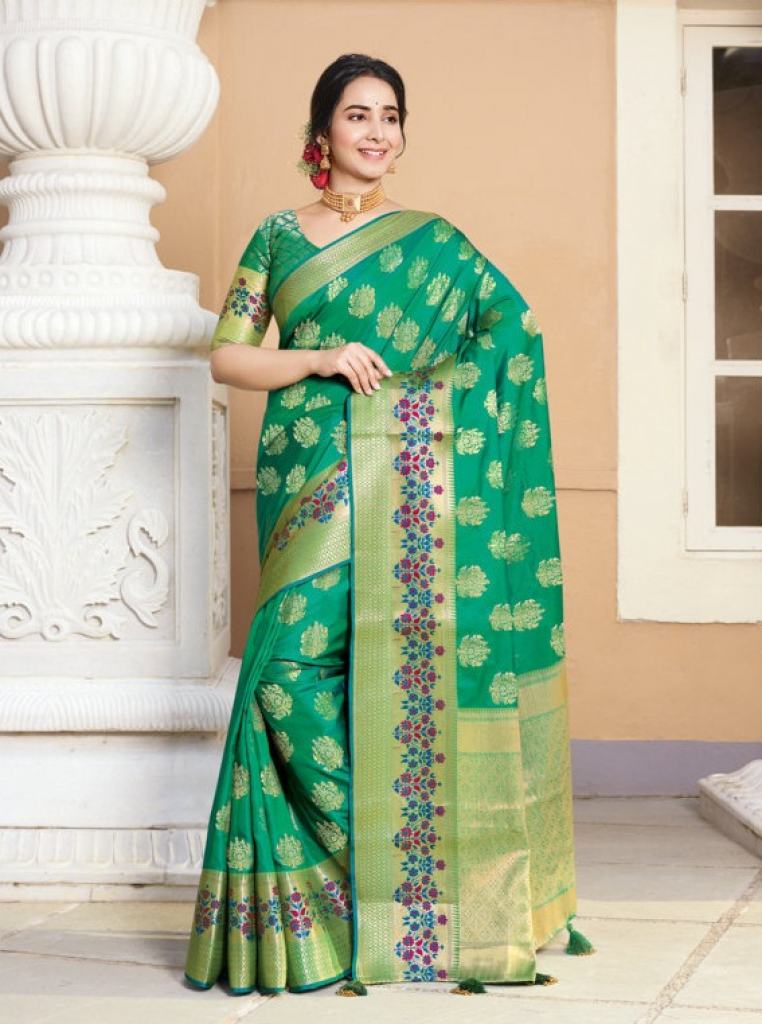 Sangam presents  Kanshula Festive Wear Saree Collection