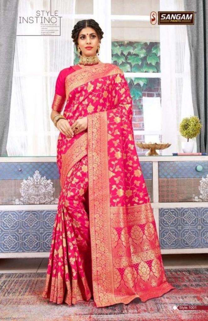 Sangam presents  Khayti Silk Designer Saree Collection