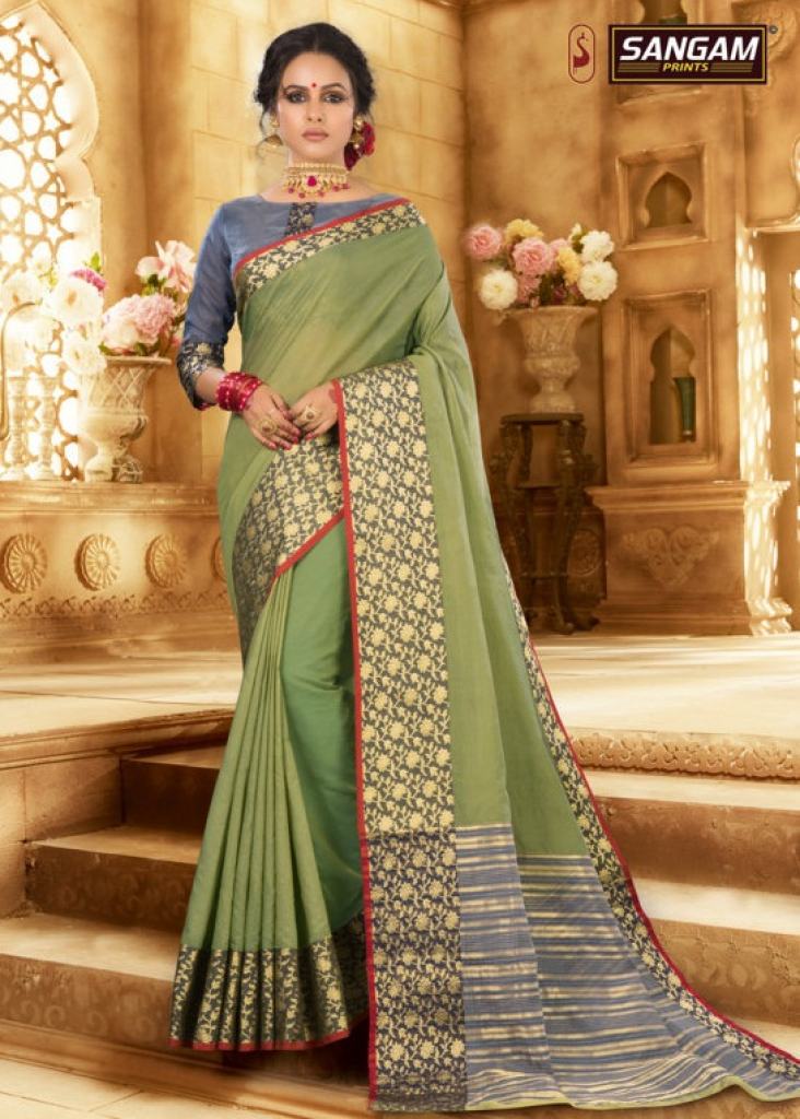 Sangam  presents  Kolkata Handloom  Sarees Collection