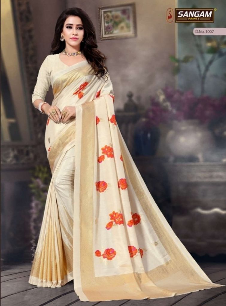 Sangam presents  Manipuri Designer Saree Collection