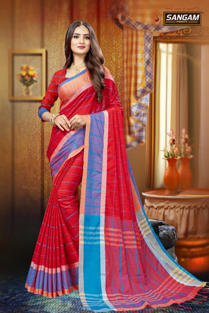 Sangam presents Red Carpet Vol-1 Linen Cotton Sarees