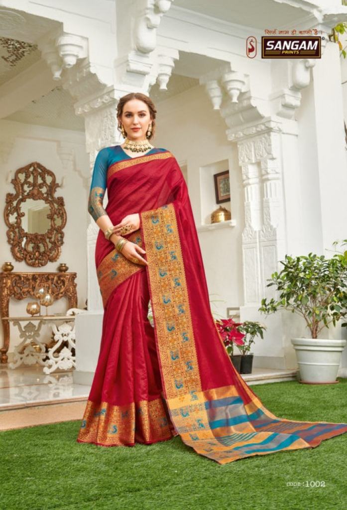 Sangam presents  Udaan Festive Wear Sarees Collection