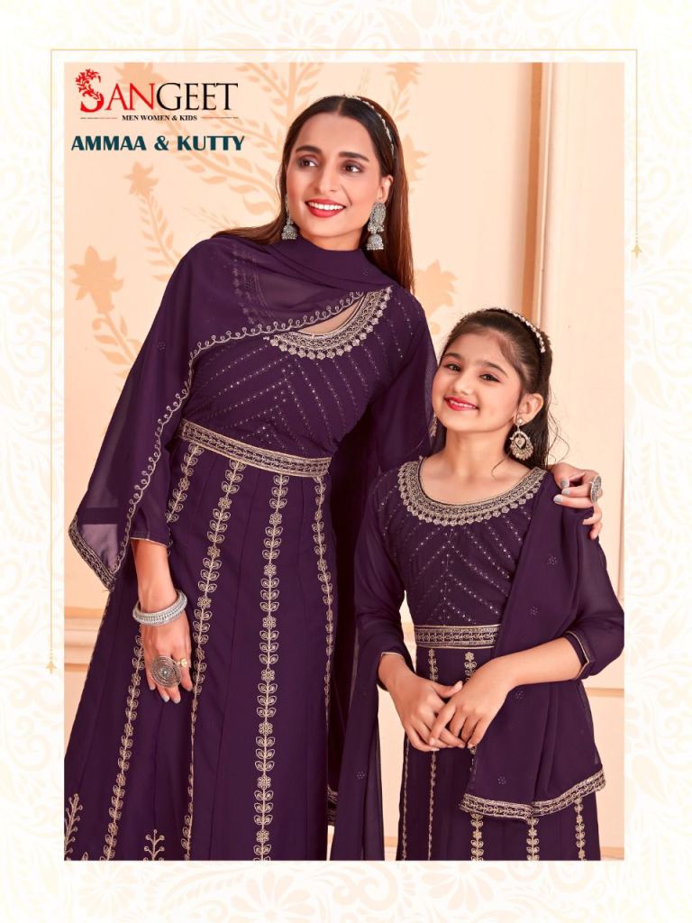 Sangeet Ammaa Kutty Designer Georgette Readymade Kurtis collection