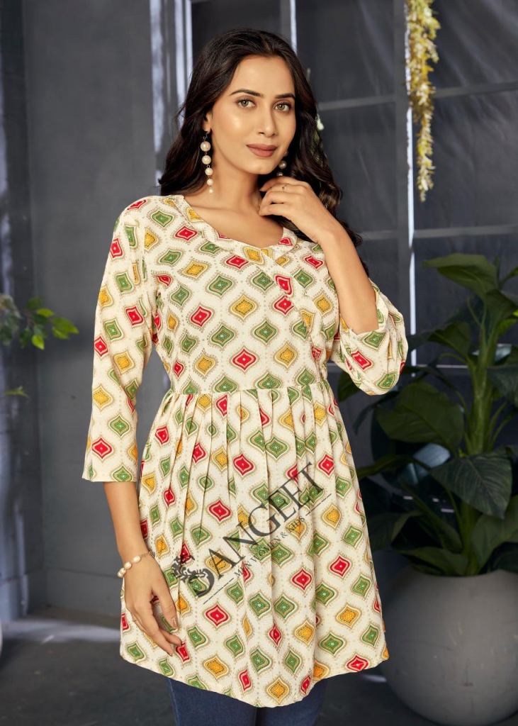 Sangeet Rangoli Vol 1 Printed Stylish Ladies Top