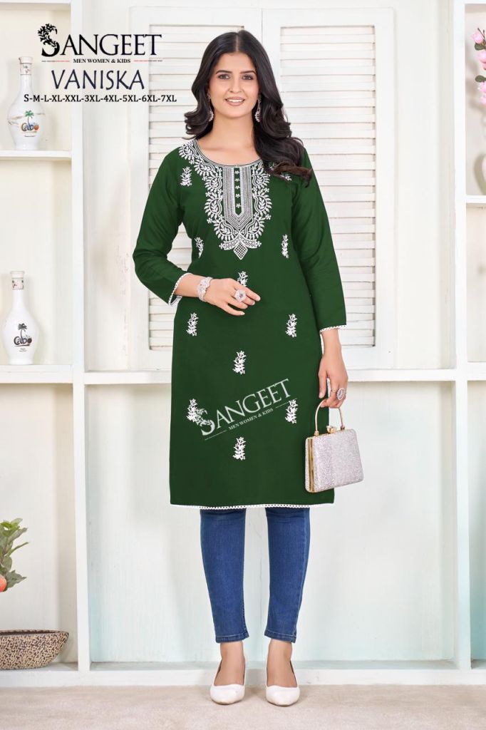 Sangeet Vaniska Kurti Casual Wear