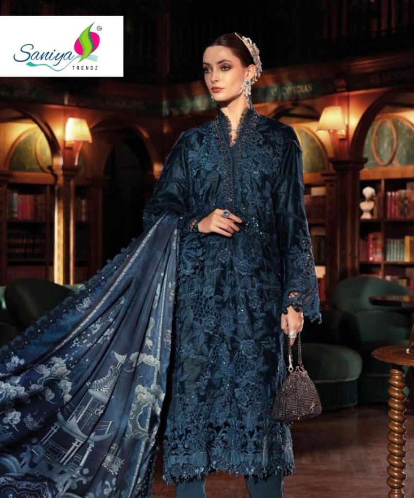 Saniya 1524 Embroidered Salwar Kameez