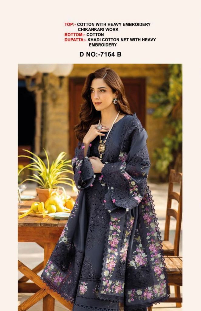 Saniya 7164 Embroidered Salwar Kameez