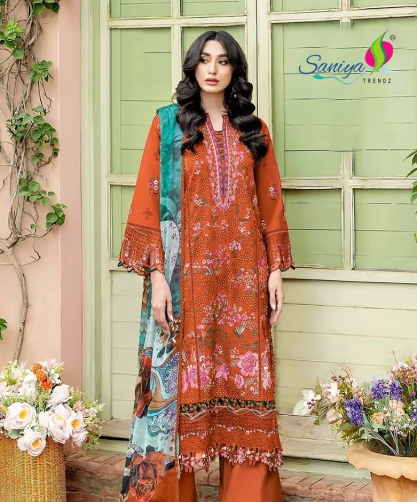 Saniya 7182 Embroidered Salwar Kameez