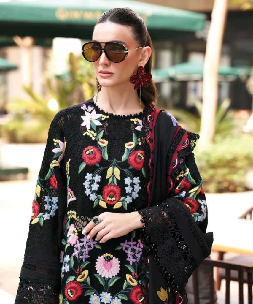 Saniya Maria B 33001 And 33002 Embroidered Salwar Kameez