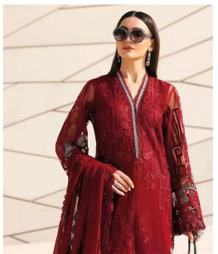 Saniya Maria B Premium Embroidered 3 Embroidered Salwar Kameez