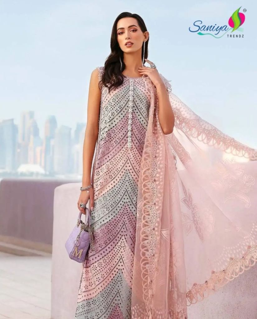 Saniya Mariya B Hits Vol 01 Embroidered Salwar Kameez