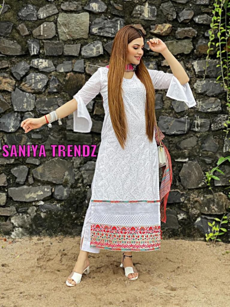 Saniya Noor Chickenkari vol  1 Nx Pakisatni Salwar suits catalog 