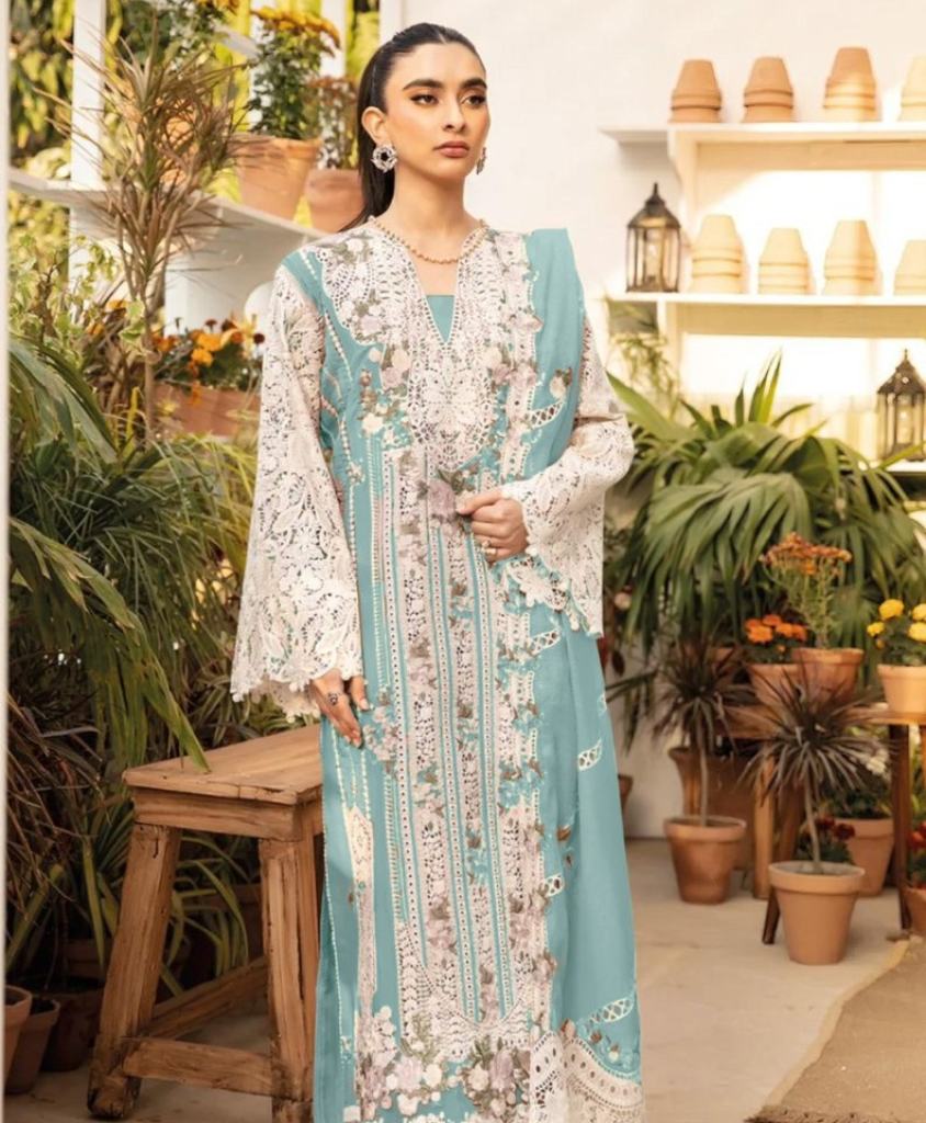 Saniya Ombre 5001 D To G Embroidered Salwar Kameez